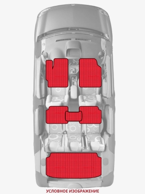 ЭВА коврики «Queen Lux» комплект для Toyota Sera